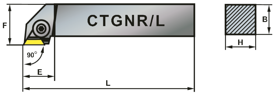 CTGNR 5050-33 soustružnický držák